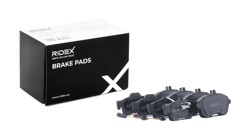 Image of RIDEX 402B1645 Brake pad set Rear Axle Brake Pad Set,disc brake (402)