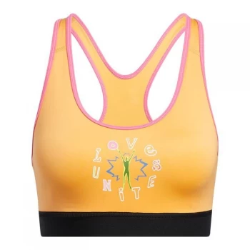 Image of adidas Love Unites Believe This 2.0 Graphic Bra Wo - Hazy Orange