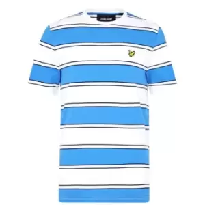 Image of Lyle and Scott Lyle and Scott Stripe T-Shirt Mens - Multi