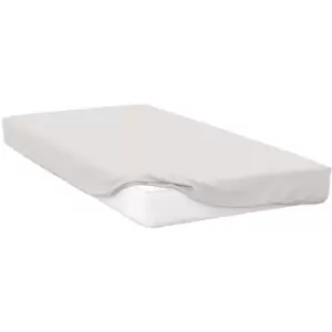 Image of Belledorm Cotton Sateen 1000 Thread Count Extra Deep Fitted Sheet (Single) (Ivory) - Ivory