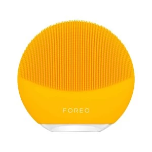 image of Foreo Luna Mini 3 F9458 Facial Cleansing Brush - Sunflower Yellow