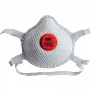 image of Scan FFP3 Moulded Valved Mesh Mask Pack of 2