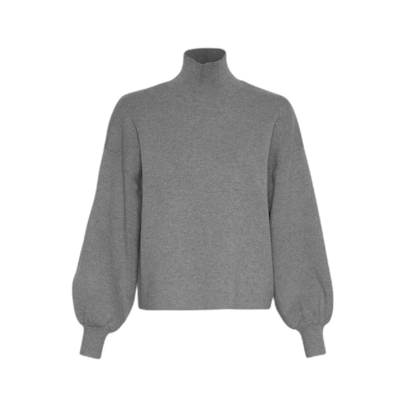 Image of moss copenhagen Womens sweater Moss Copenhagen Mercy East M Gris Female XS/S