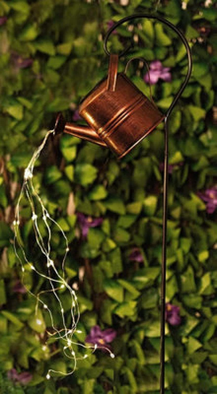 Image of Solar Watering Can LED Lantern Light