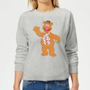 Image of Disney Muppets Fozzie Bear Classic Womens Sweatshirt - Grey - L