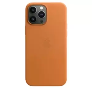 Image of Apple iPhone 13 Pro Max Leather Case with MagSafe Golden Brown MM1L3ZM/A
