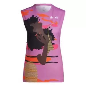 Image of adidas Tennis New York Tank Top (Gender Neutral) Unisex - Semi Pulse Lilac