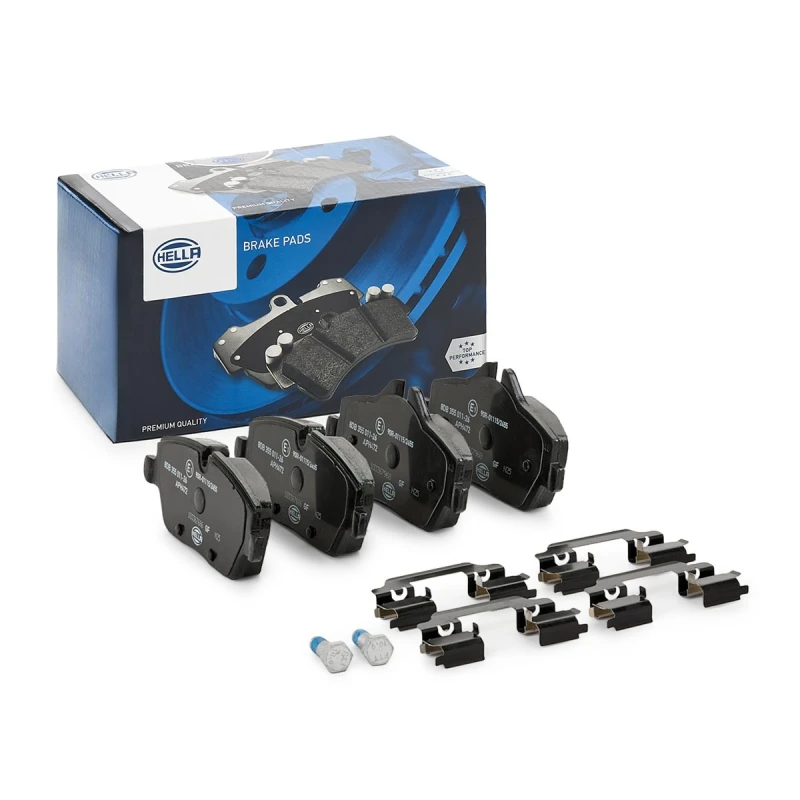 Image of HELLA Brake pad set HELLA 8DB 355 011-261