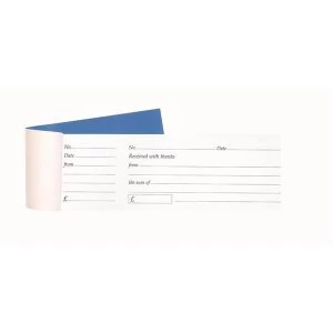 Image of Cash Receipt Book Tear Off 80 Receipts 79x202mm