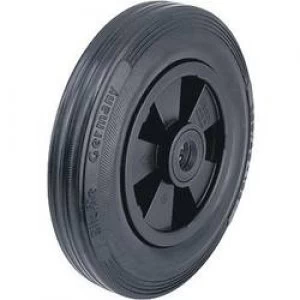 Image of Blickle 20743 wheel with rubberised tyres and plastic rims 160 mm Type misc. Pn