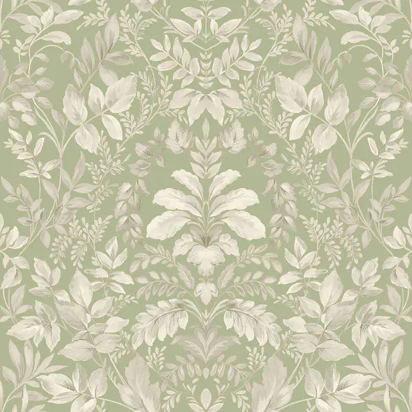 image of Holden Decor Holden Decor Leaf Damask Sage