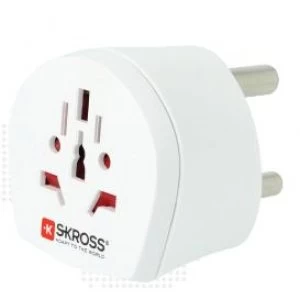 image of Skross 1.500224 Type M White power plug adapter