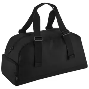 image of Bagbase Recycled Holdall (One Size) (Black)