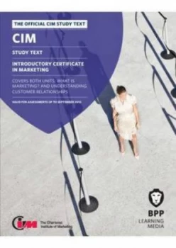 Image of Cim - Introductory Certificate in Marketing Study Workbook by Bpp Learning Media Paperback