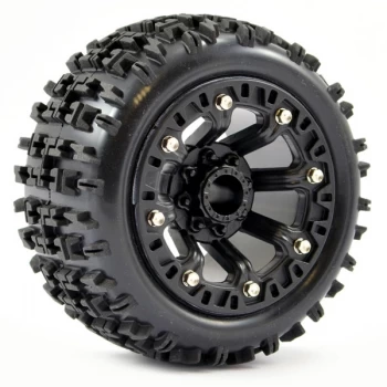 Image of Fastrax 1:16 Jigsaw Mounted 8-Sp Black (Revo/Summ/Sav XS )