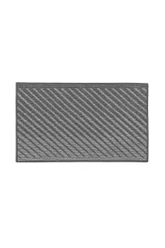 image of JVL Stellar Grey Indoor Machine Washable Doormat 50 x 80cm