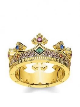 image of Thomas Sabo Gold Crown Ring