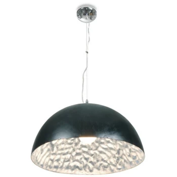 image of Linea Verdace Lighting - Linea Verdace Moon Face Dome Pendant Ceiling Lights Black