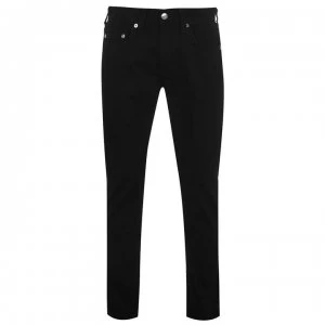 image of True Religion Rocco Relaxed Skinny Jeans - Jet Black 1106