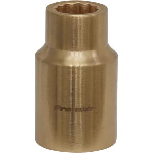 Image of Sealey 1/2" Drive Non Sparking Bi Hexagon Socket Metric 1/2" 11mm