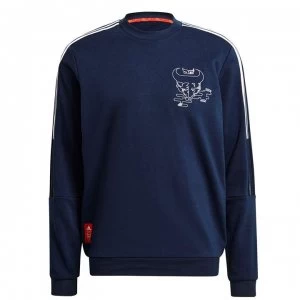 adidas Arsenal Chinese New Year Crew Neck Sweatshirt Mens - Collegiate Navy