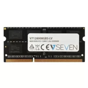 Image of V7 8GB DDR3 PC3-12800 - 1600mhz SO DIMM Notebook Memory Module - V7128008GBS-LV