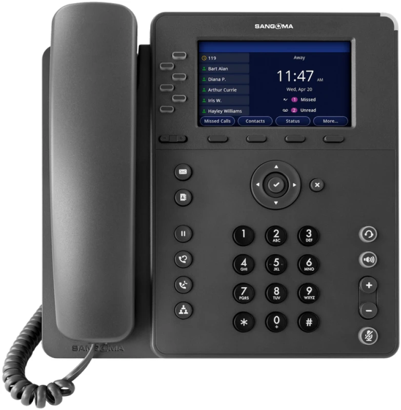 Image of SANGOMA P325. 6-Line. HD Voice. Gigabit Ethernet. 1 x USB. 4.3 IPS Col