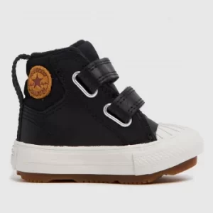 Image of Converse Black Berkshire Boot 2v Trainers Toddler