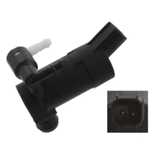 Image of Windscreen Washer Pump Water Pump window cleaning 34863 by Febi Bilstein