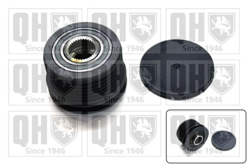 Image of QUINTON HAZELL Alternator clutch pulley QUINTON HAZELL QTR119
