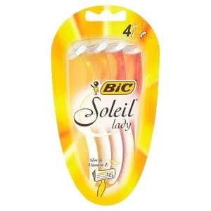 image of BIc Lady Soleil Disposable Razor x4