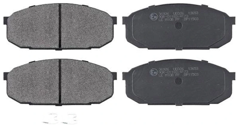 Image of A.B.S. 36926 Brake pad set with acoustic wear warning Brake Pad Set,disc brake (402)