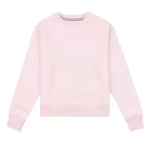 image of Jack Wills Kids Girls Script Crew Neck Sweatshirt - Pink