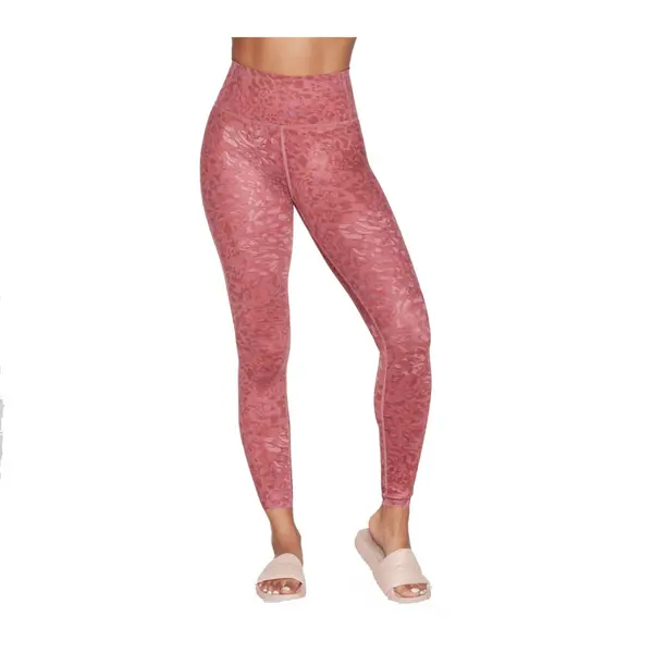 Image of Skechers Womens Go Sculpt High Waist Leopard Leggings Small