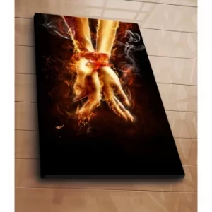 Image of 70100C-015 Multicolor Decorative Canvas Painting
