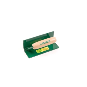 Image of Corner Cove Inside Trowel With 150mm Wooden Handle - Lasher