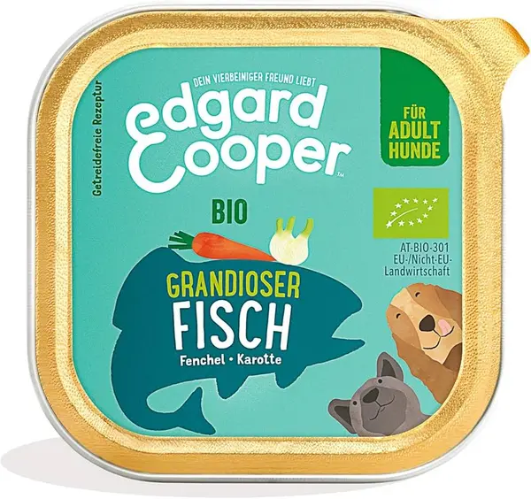 Edgard and Cooper Puppy Grain Free with Chicken and Fish Wet Dog Food 100g