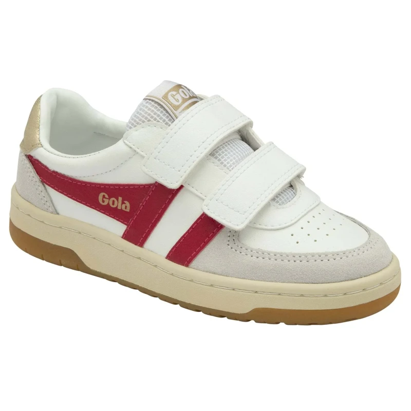Image of Gola Children's Trainers Gola Hawk Strap Blanc Unisex 30 CKA336WR