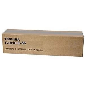 image of Original Toshiba T-1810E5K Black Laser Toner Ink Cartridge