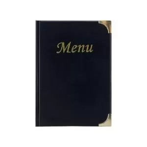 image of Securit Basic Range Menu Book Cover with 4 Fixed Double-sided A5