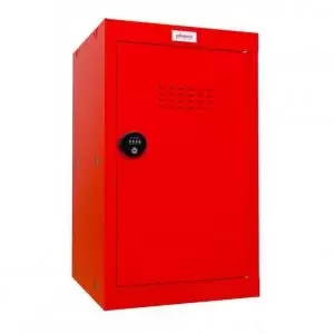 image of Phoenix CL Series Size 3 Cube Locker in Red with Combination Lock