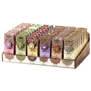 Image of Set of 48 Karma Incense Cones In Display