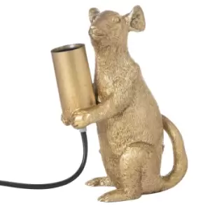 Image of Marvin The Mouse Gold Table Lamp