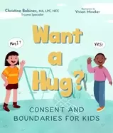 Image of want a hug consent and boundaries for kids