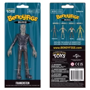 Image of Noble Collection Universal Monsters Frankensteins Monster Mini Bendyfig 5.5 Inches