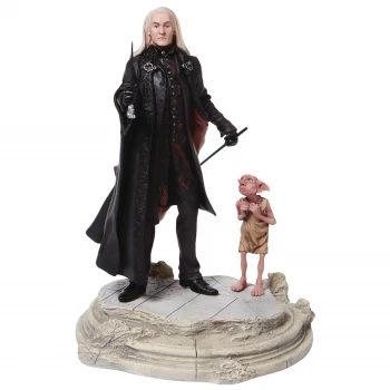 image of Wizarding World Of Harry Potter Lucius & Dobby Figurine