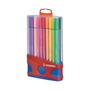 Image of Stabilo Pen 68 Premium Felt Tip Pen Colorparade Assorted (Pack of 20) 6820-03