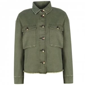Image of Only Womens Marina Crop Jacket - Martini Olive