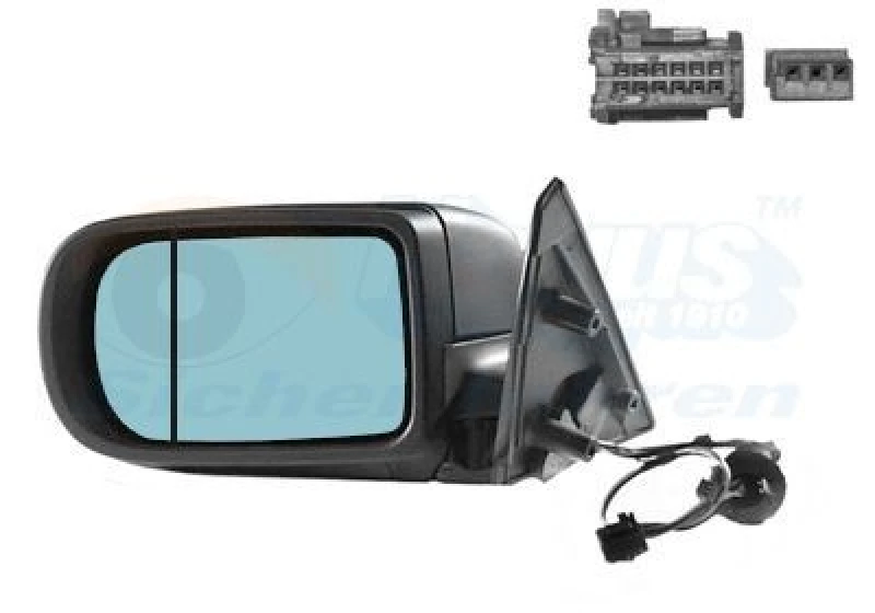 Image of VAN WEZEL Wing mirror VAN WEZEL 0651807