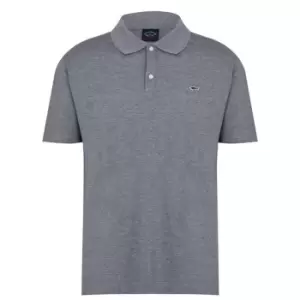 Paul And Shark Logo Polo Shirt - Grey